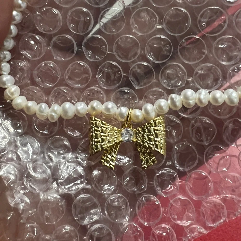 Kate Spade Wrapped in a Bow Pearl Charm Bracelet - Picture 6 of 6